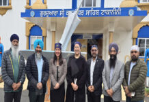 ਹਿਊਮਨਰਾਈਟਸ ਕਮਿਸ਼ਨਰ ਨਿਊਜ਼ੀਲੈਂਡ ਟਾਕਾਨੀਨੀ ਗੁਰੂ ਘਰ ਵਿਖੇ ਹੋਏ ਨਤਮਸਤਕ