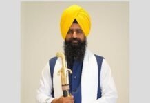 ਸ੍ਰੀ ਗੁਰੂ ਗ੍ਰੰਥ ਸਾਹਿਬ ਜੀ ਦੀ ਬੇਅਦਬੀ ਰੋਕਣ ਲਈ ਸਖ਼ਤ ਕਾਨੂੰਨ ਦੀ ਮੰਗ ਸਬੰਧੀ ਨਗਰ ਕੀਰਤਨ ‘ਚ ਵੱਧ ਤੋਂ ਵੱਧ ਸੰਗਤ ਸ਼ਮੂਲੀਅਤ ਕਰੇ: ਜਥੇਦਾਰ ਗੜਗੱਜ